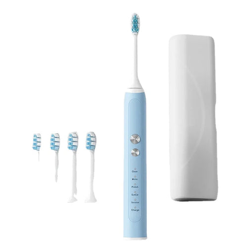Toothbrush Wireless Charging Travel Case IPX7 Dupont Soft Bristle