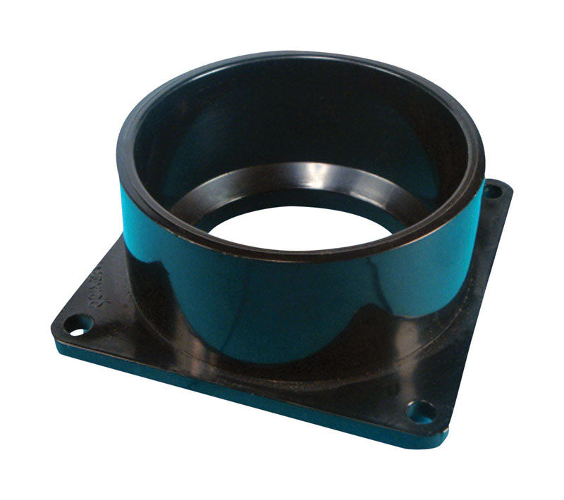 US Hardware RV-702B 3 in. Hub Slip Socket Flange Black