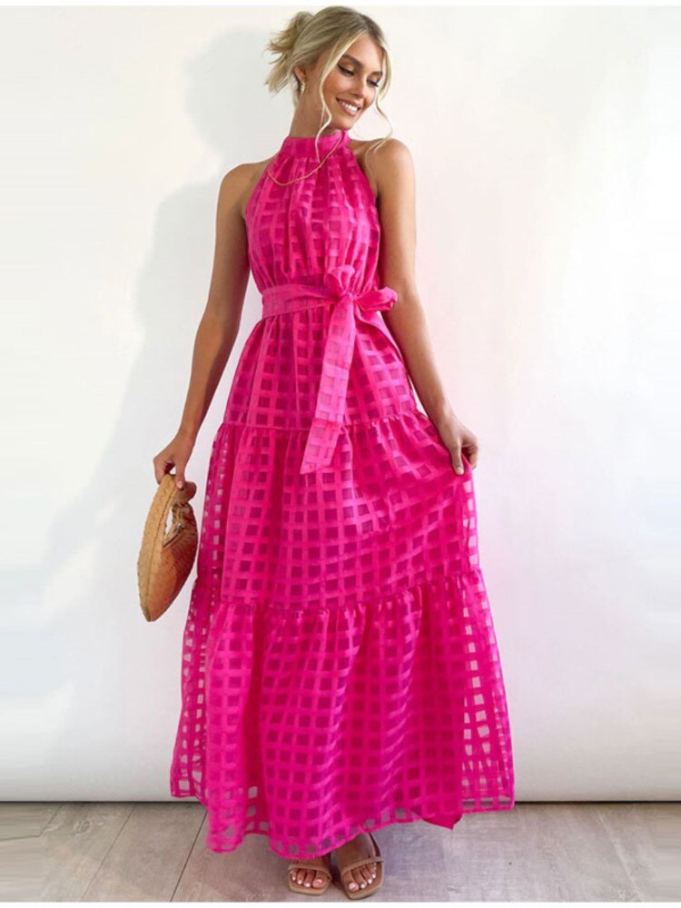 Halter Sleeveless With Belt