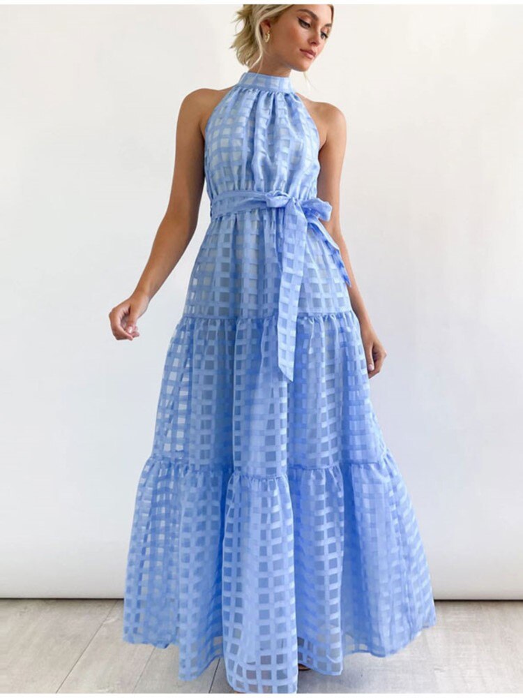 Halter Sleeveless With Belt