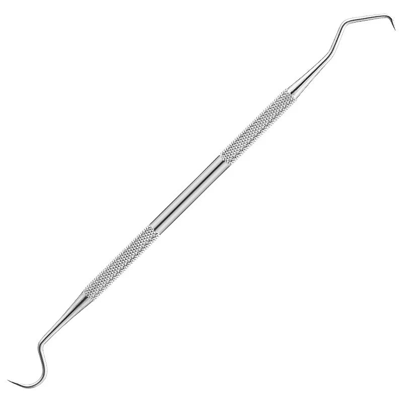6Pcs Stainless Dental Tool Set Dentist Tooth Clean Hygiene Picks Mirror Kit Oral Health Tooth Cleaning Inspection Tartar Cleaner