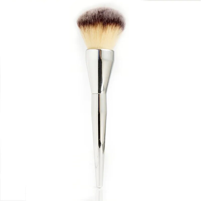 RANCAI 1pcs Very Big Powder Brush Foundation Blush Face Round Large Beauty Cosmetics Aluminum Makeup Brushes Soft Hair
