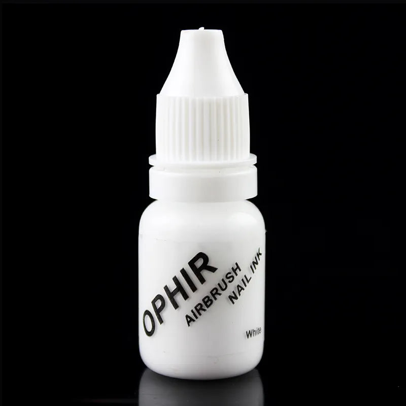 OPHIR Acrylic Water Inks Airbrush Nail Ink for Nail Art Polish 10ML/Bottle Temporary Tattoo 12 Colors Pigment for Choosing_TA098