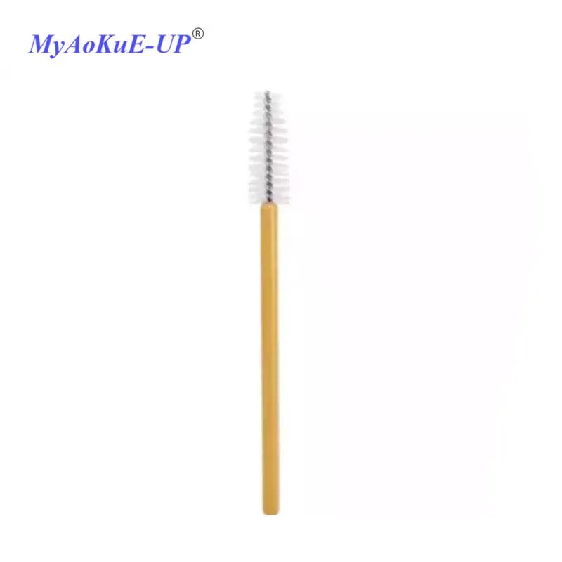 500 Pcs/lot Disposable One-off 5 Mix Colors Nylon Mascara Wands Eyelash Extension Applicator Spoolers Makeup Brushes