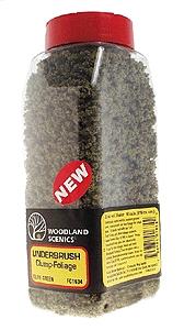 Woodland Scenics WOO1634 Underbrush Olive Green Shaker