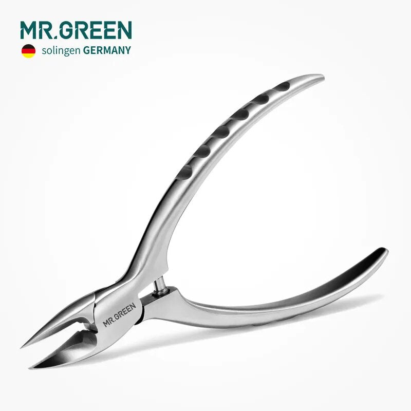 MR.GREEN High Quality Stainless Steel Super-sharp Nail Clipper For Cuticle Pusher Toenails Ingrown Pedicure Nail Clipper