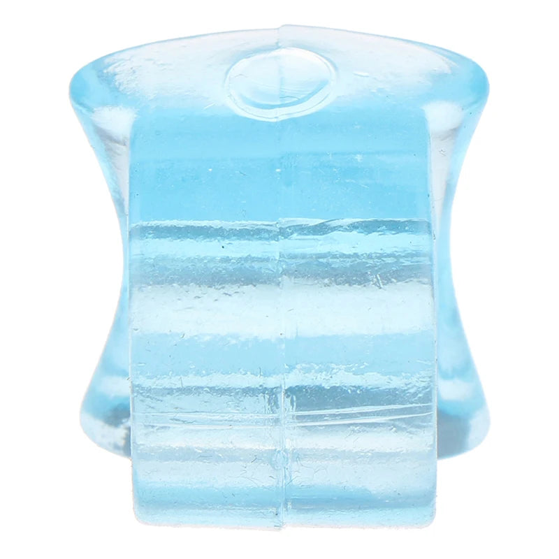 2pcs Blue Soft Silicone Gel Toe Separator Foot Care Tool Hallux Valgus Bunion Spacers Thumb Corrector