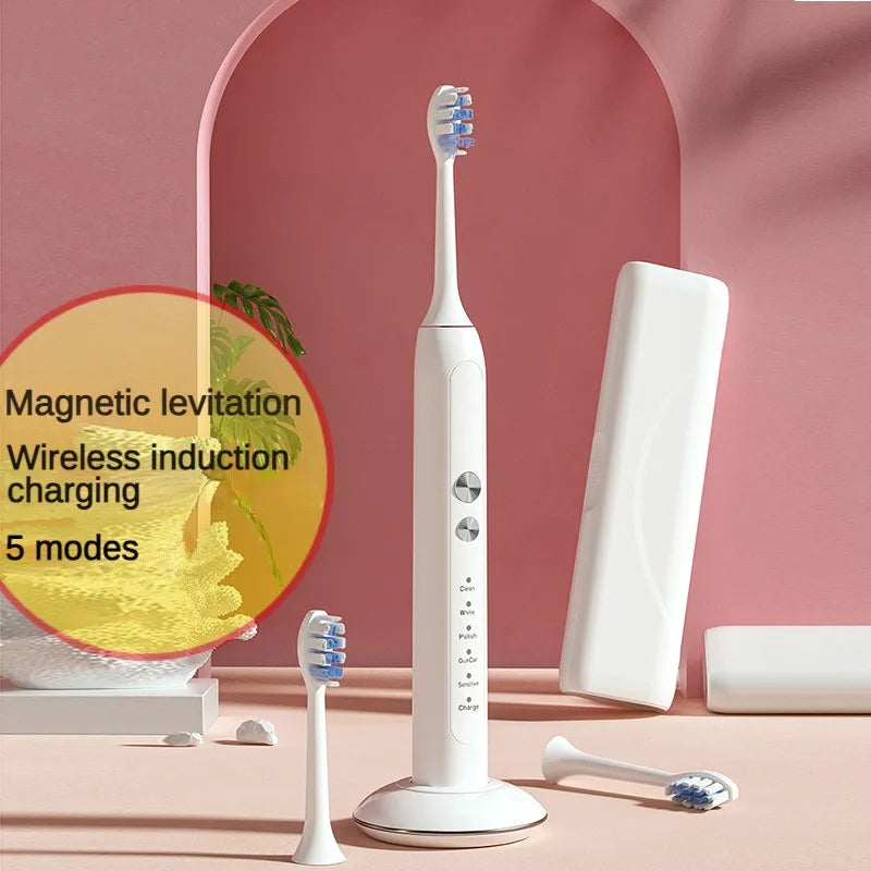 Toothbrush Wireless Charging Travel Case IPX7 Dupont Soft Bristle