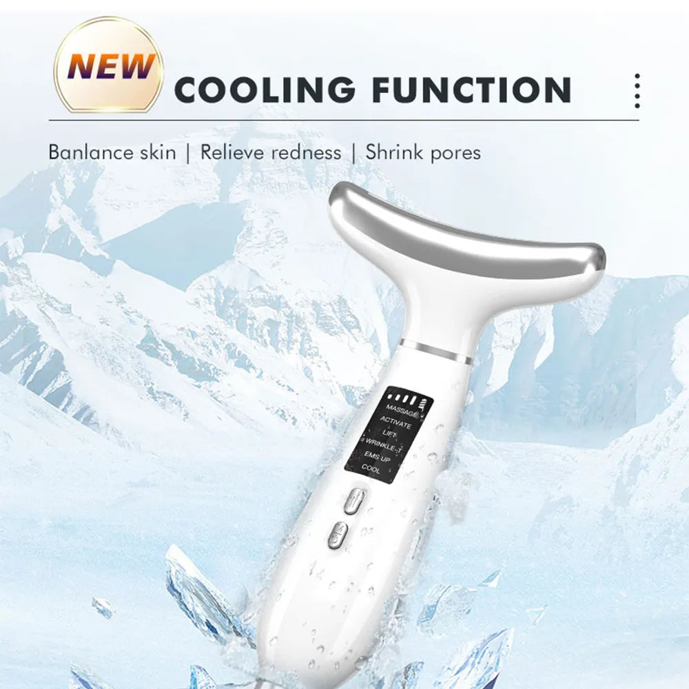 V Line Face Neck Lifting Machine EMS Microcurrent Photon Therapy