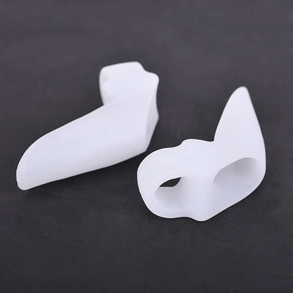 2Pcs Silicone Toe Separator Soft Bunion Corrector Hallux Valgus Correction Straightener Toe Protector Pedicure Tool Foot Care