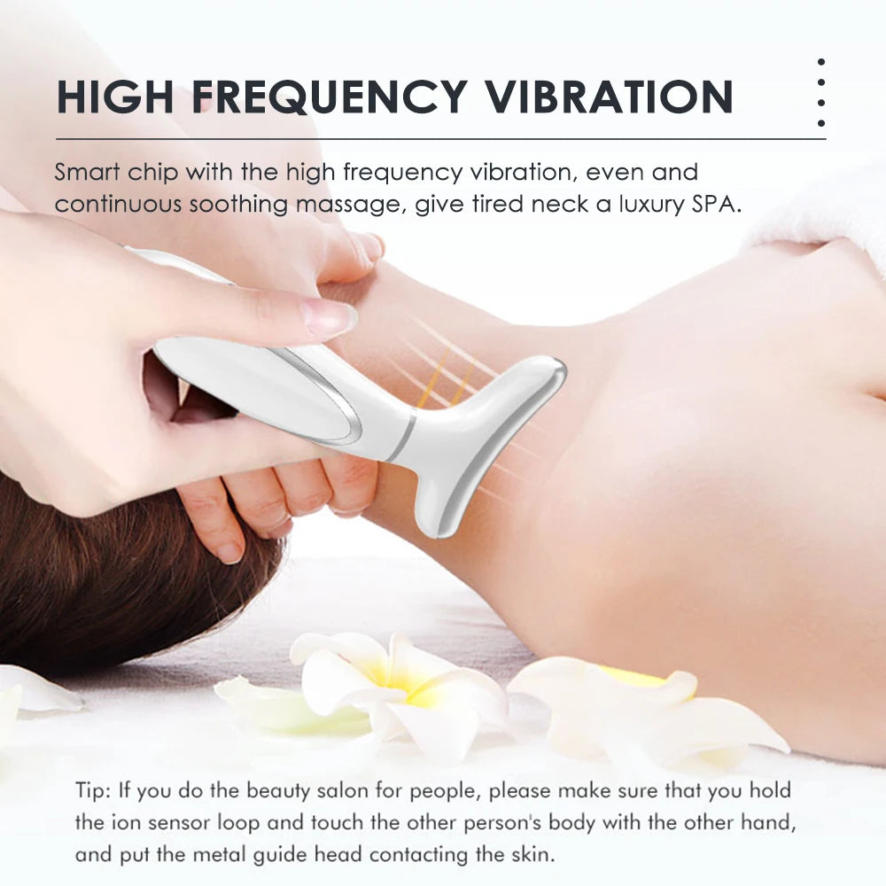 V Line Face Neck Lifting Machine EMS Microcurrent Photon Therapy