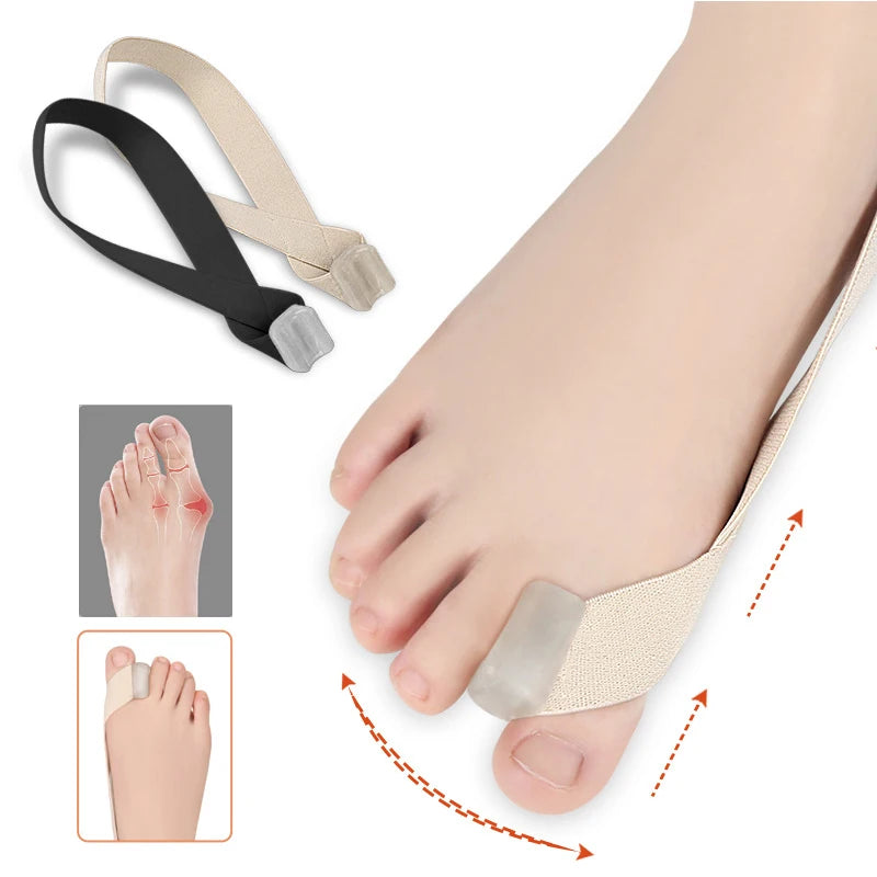 Thumb orthotic device Toe separator Hallux Valgus Splint Silicone Bunion Corrector Foot Care Tool Pain Relief Valgus Corrector
