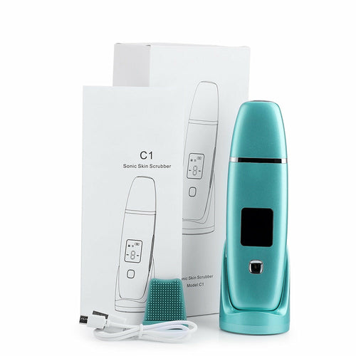 Ultrasonic Skin Scrubber EMS Facial Pore Deep Cleansing