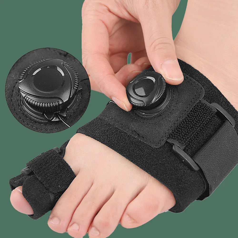 Big Toe Straightener Bunion Corrector With Adjustable Knob Unisex Hallux Valgus Corrector Orthopedic Pedicure Care Tools