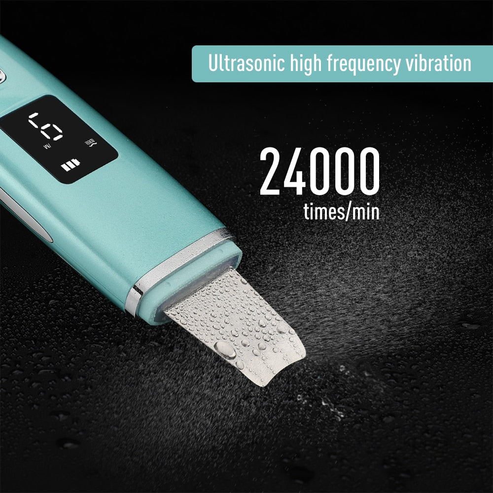 Ultrasonic Skin Scrubber EMS Facial Pore Deep Cleansing