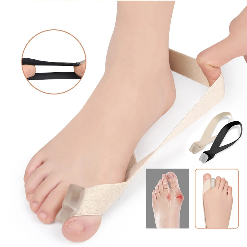 Thumb orthotic device Toe separator Hallux Valgus Splint Silicone Bunion Corrector Foot Care Tool Pain Relief Valgus Corrector
