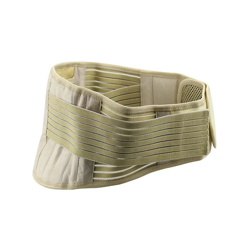 BYEPAIN Adjustable Self-heating Tourmaline Waist Brace Support Waist Trainer Magnetic Therapy Waist Belt Lumbar Care Braces