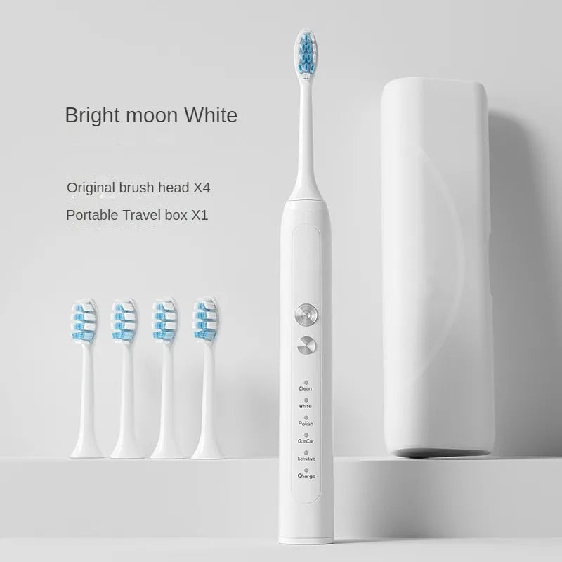 Toothbrush Wireless Charging Travel Case IPX7 Dupont Soft Bristle