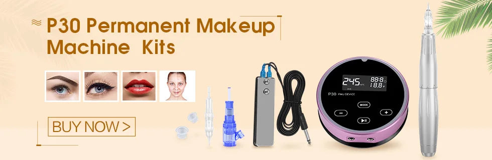 BMX Permanent Makeup Machine Dermografo Micropigmentacion Device Eyebrow Machine for Eyebrow Lip Tattoo Pen Kit P300