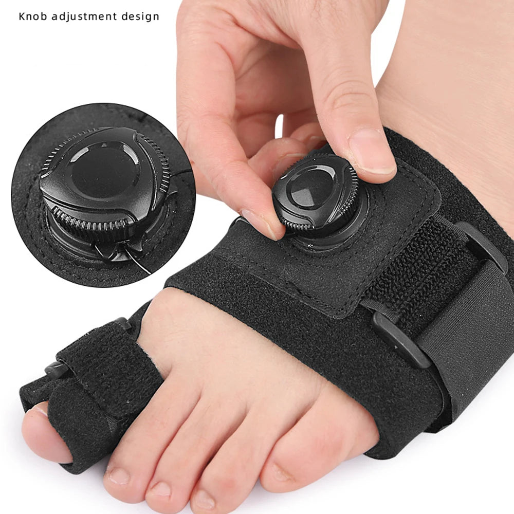 Big Toe Straightener Bunion Corrector With Adjustable Knob Unisex Hallux Valgus Corrector Orthopedic Pedicure Care Tools