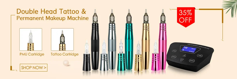 BMX Permanent Makeup Machine Dermografo Micropigmentacion Device Eyebrow Machine for Eyebrow Lip Tattoo Pen Kit P300