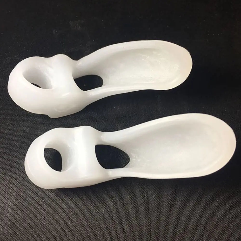 2Pcs Silicone Toe Separator Soft Bunion Corrector Hallux Valgus Correction Straightener Toe Protector Pedicure Tool Foot Care