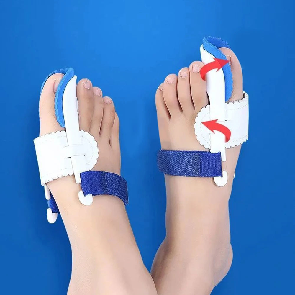 2pcs Foot Pain Relief Hallux Valgus Corrector Big Bone Toe Bunion Splint Straightener Corrector Toe Separator Foot Care Tool New