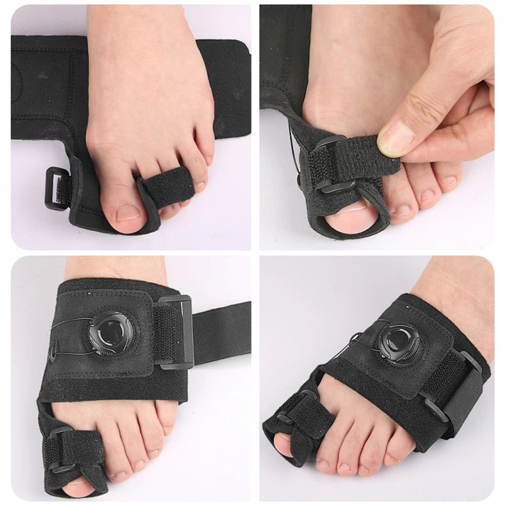 Big Toe Straightener Bunion Corrector With Adjustable Knob Unisex Hallux Valgus Corrector Orthopedic Pedicure Care Tools