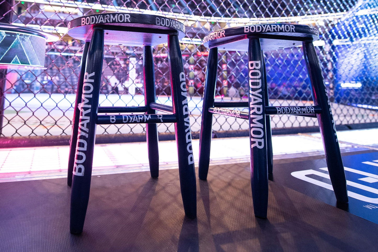 UFC Fight Night: Ortega vs Rodriguez Event Used Cornerman Stool - Blue