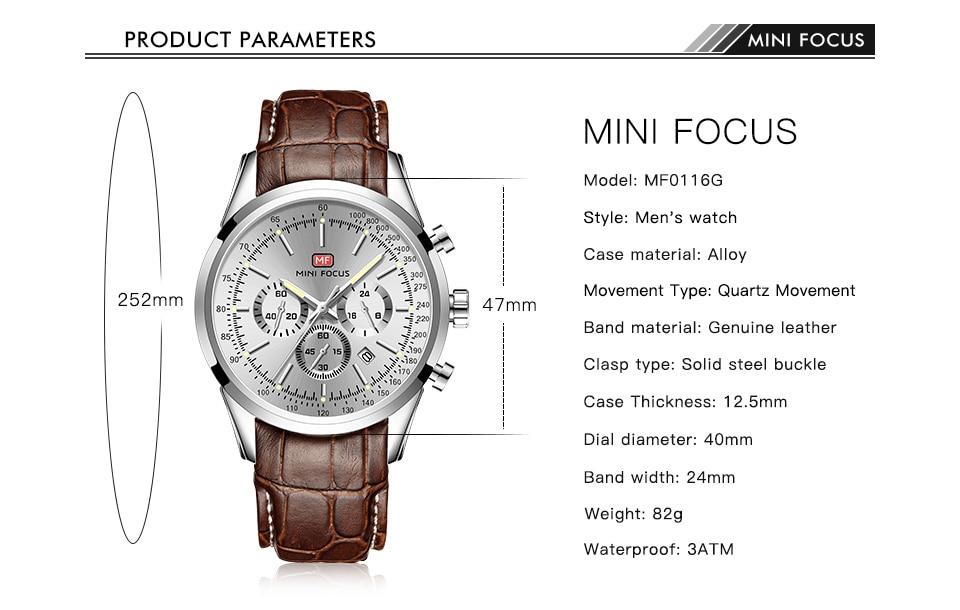 Watch For Men Quartz Military Watches Mens Auto Date Display