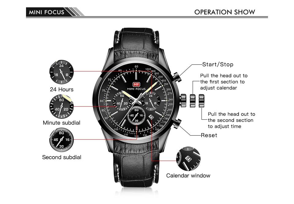 Watch For Men Quartz Military Watches Mens Auto Date Display