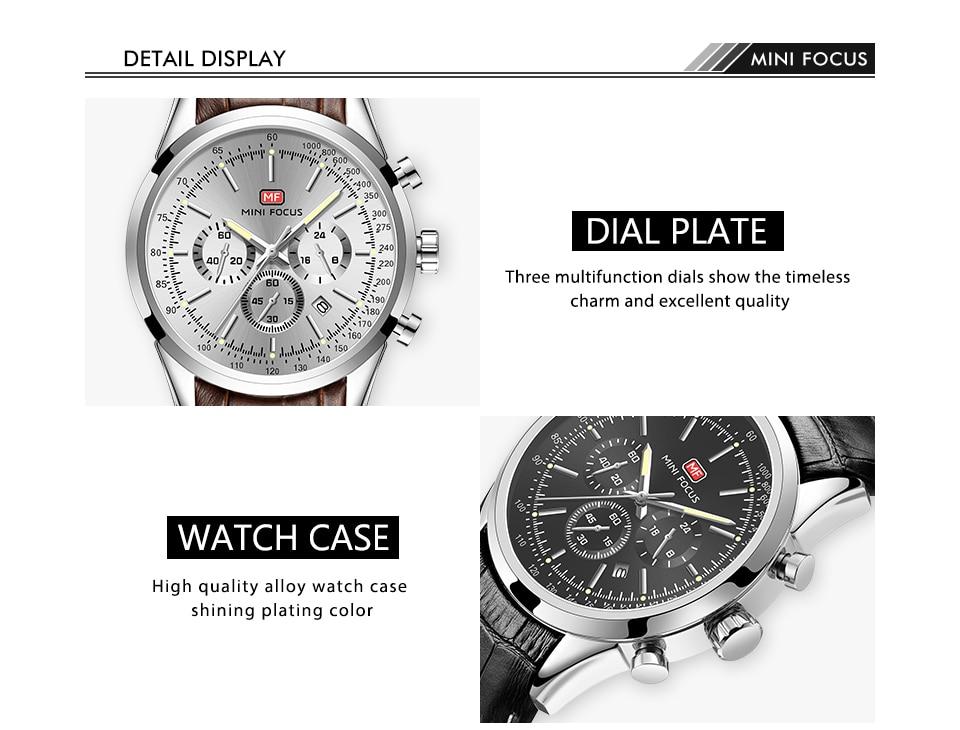 Watch For Men Quartz Military Watches Mens Auto Date Display