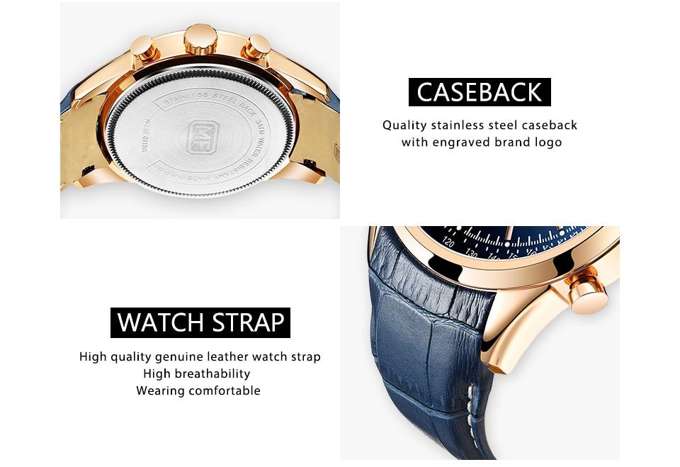 Watch For Men Quartz Military Watches Mens Auto Date Display