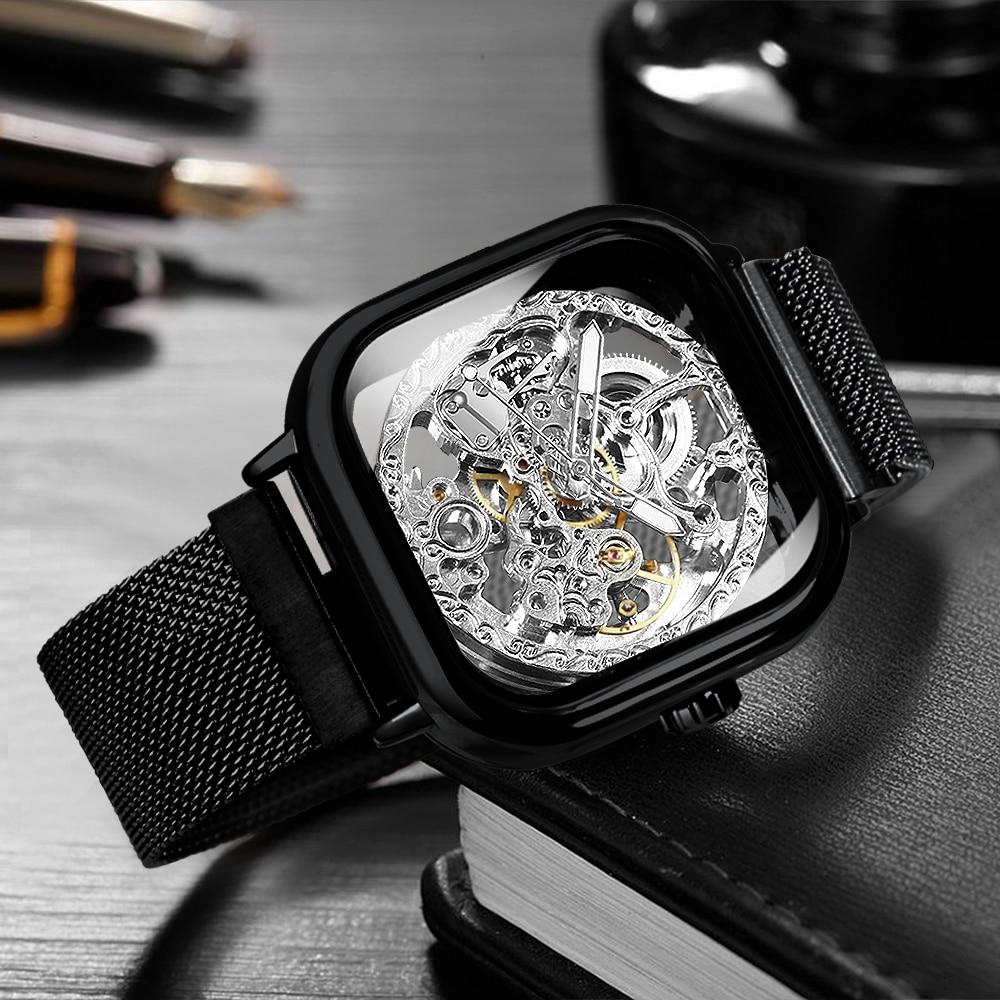 Watches Mens Top Brand Luxury Automatic Mechanical Watch for Men Gold