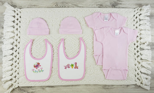 Bambini 6 Pc Layette Baby Clothes Set