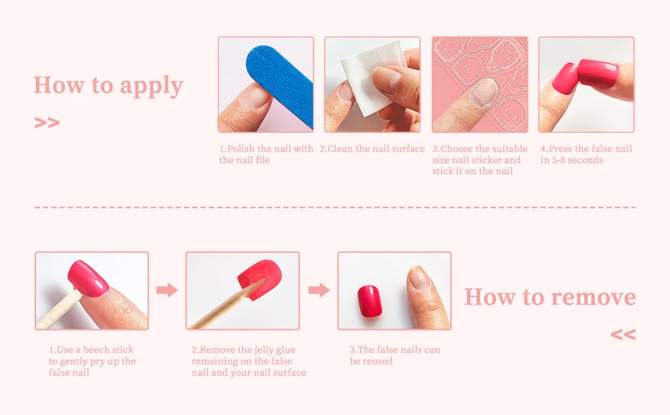 24pcs Short Full Cover Glitter Press On Nail Tips Fake Nails Charm Fingernails For Daily Wear Wedding Shopping Working With Tabs