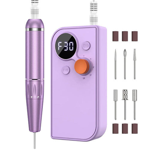 Portable Nail Drill Pen Polisher Rechargeable Electric Nail Drill