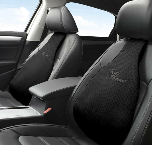 Universal Seat Cover Cushion Back Lumbar Support THE AIR SEAT New GREY