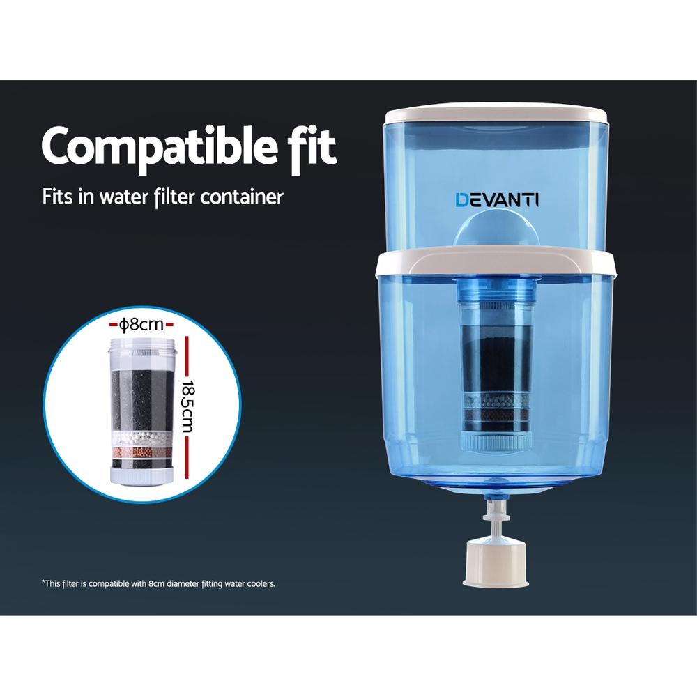 6-Stage Water Cooler Dispenser Filter Purifier System Ceramic Carbon