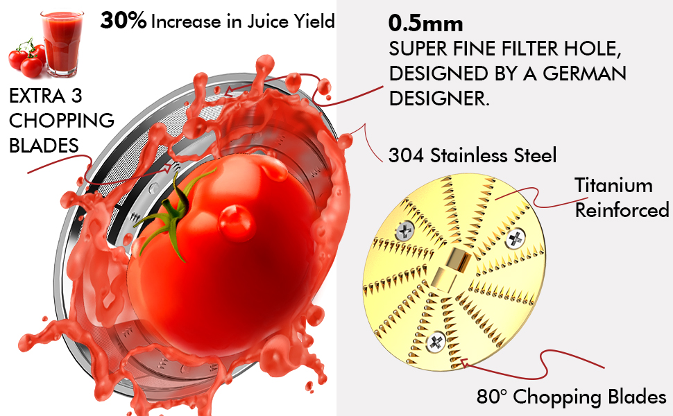 2 Speeds 400W Centrifugal Juicer Extractor with Wide Mouth