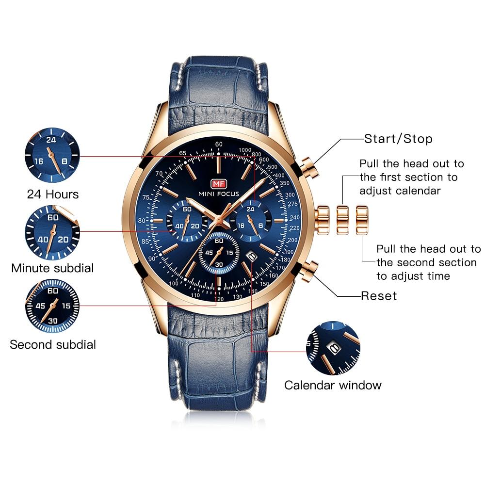 Watch For Men Quartz Military Watches Mens Auto Date Display