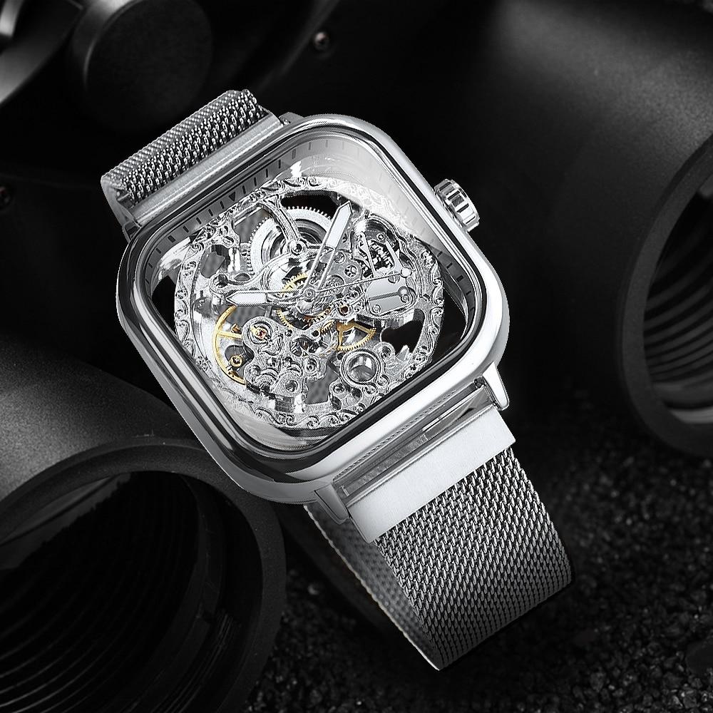 Watches Mens Top Brand Luxury Automatic Mechanical Watch for Men Gold