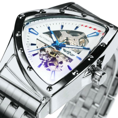 Triangle Military Men Watch Skeleton Mechanical Automatic Wristwatches